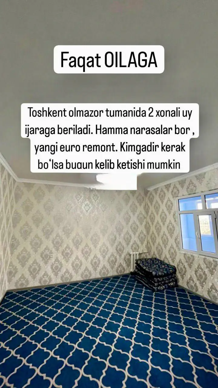3 xonali kvartira - 60 m², 8/9 qavat
